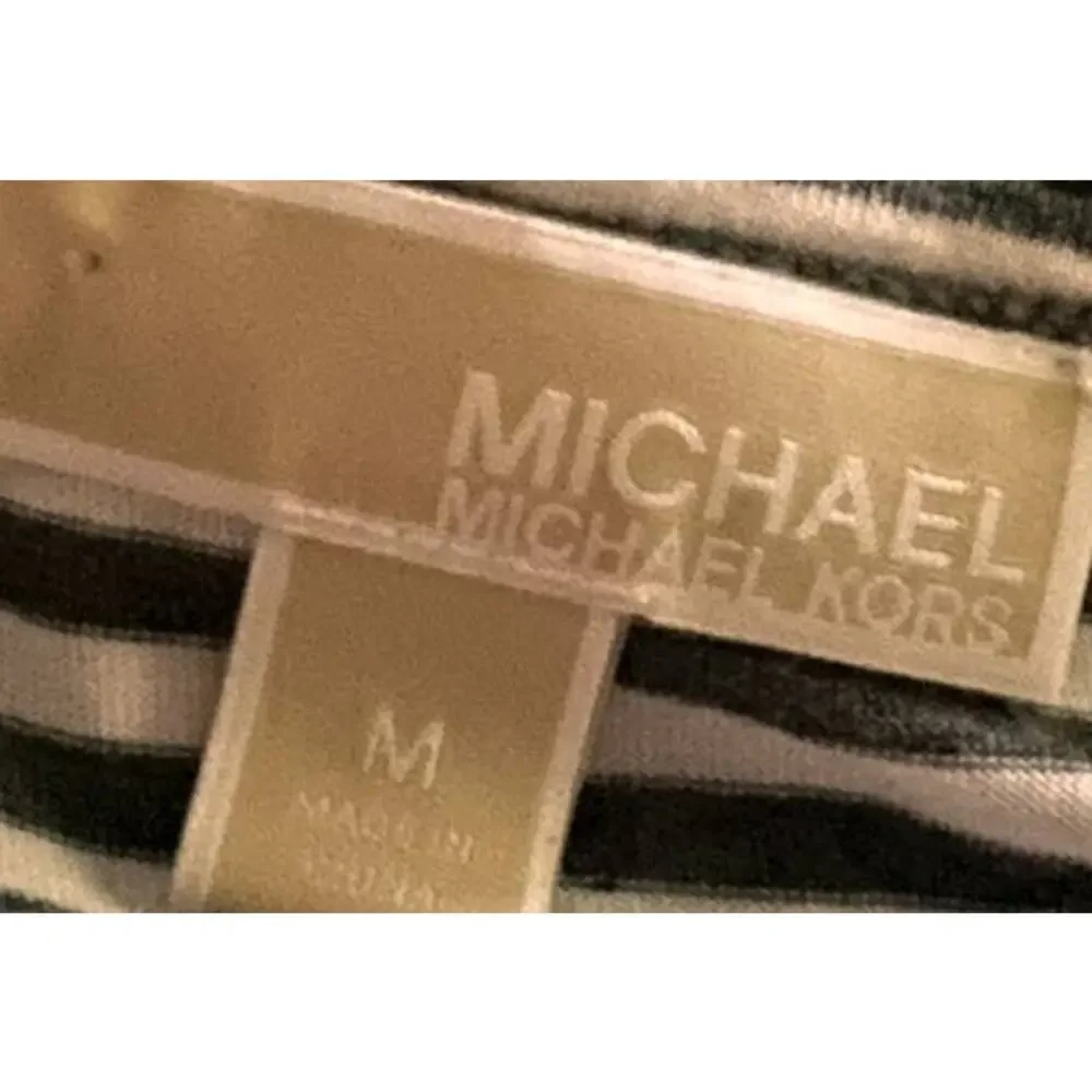 MICHAEL KORS 3/4 Sleeve Striped SZ MD